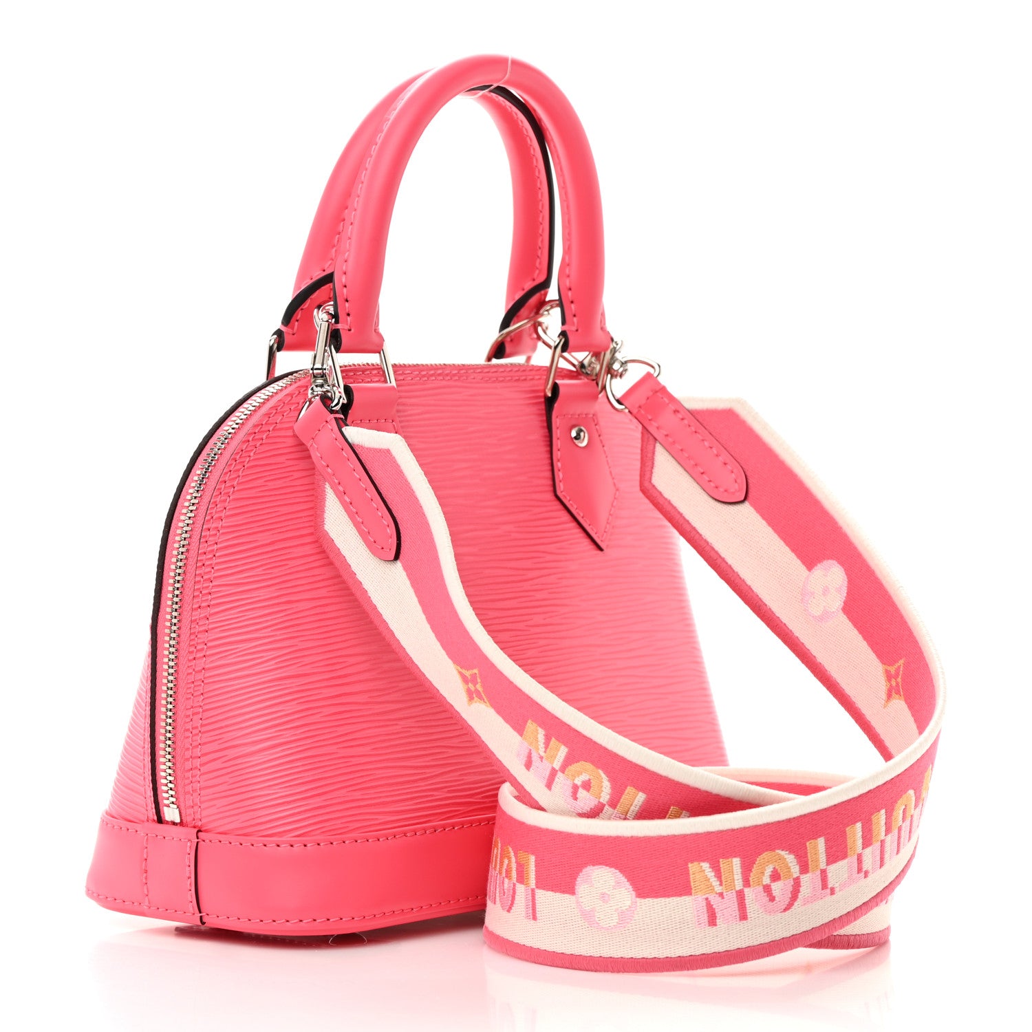 Louis Vuitton Epi Jacquard Alma BB Dragon Fruit 3 of 10