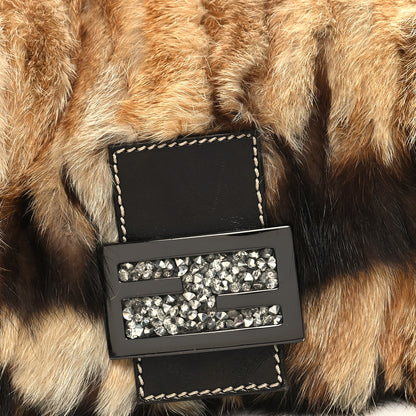 Fendi Mink Fur Mini Forever Mama Baguette 7 of 9
