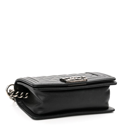 Chanel Caviar Quilted Small Boy Flap Black 3 of 13