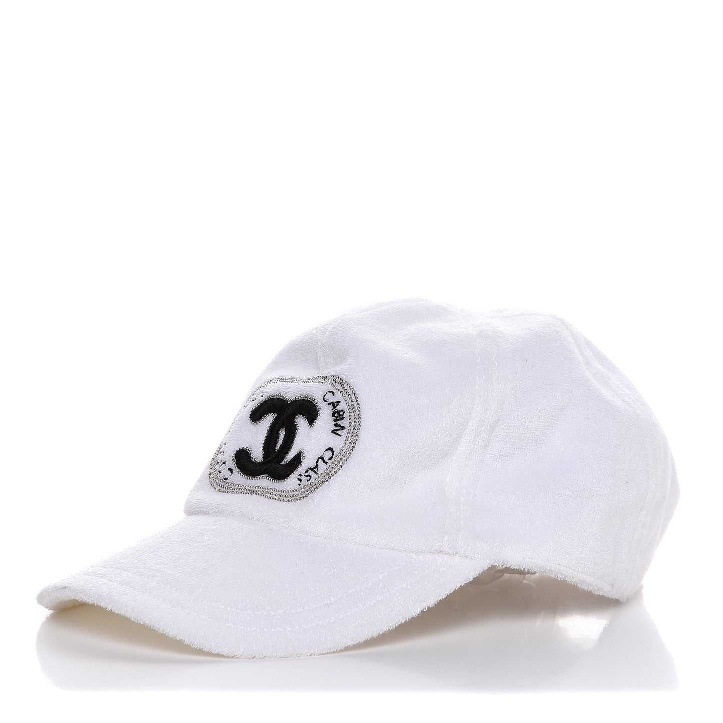 Terry Cotton CC Logo Hat Cap M White