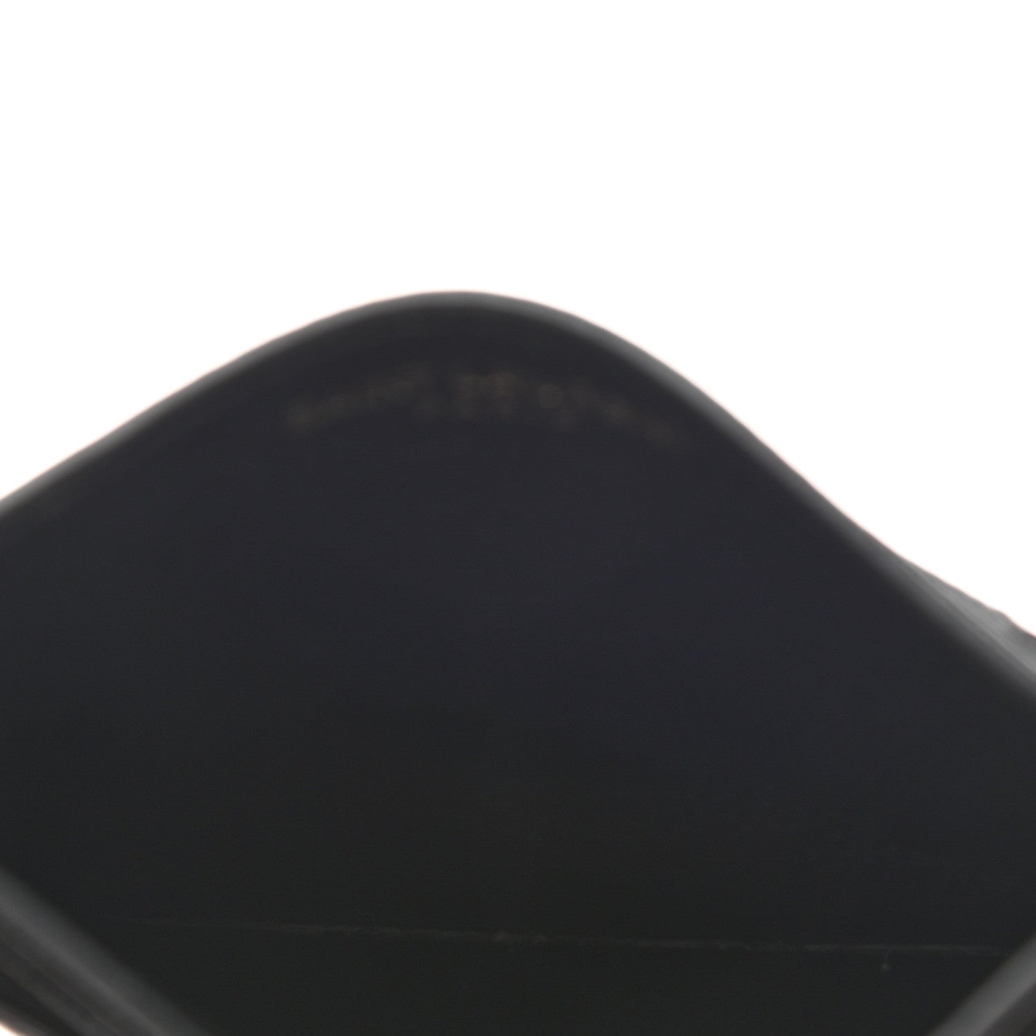 Saint Laurent Grain De Poudre Matelasse Chevron Monogram Credit Card Case Black 5 of 7