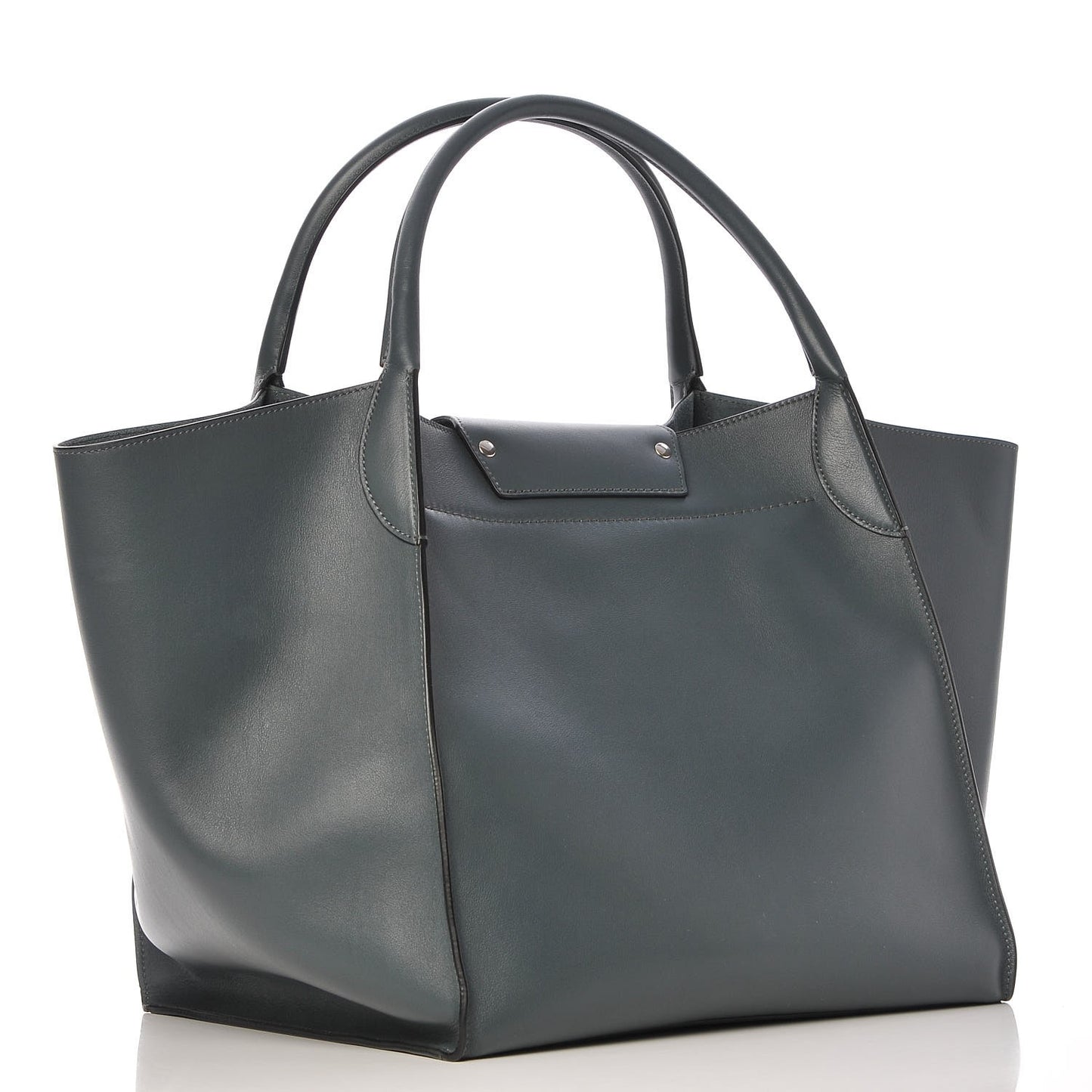 Smooth Calfskin Medium Big Bag Slate Blue
