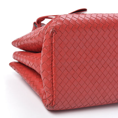 Bottega Veneta Light Calf Intrecciato Small Roma Fraise 5 of 8