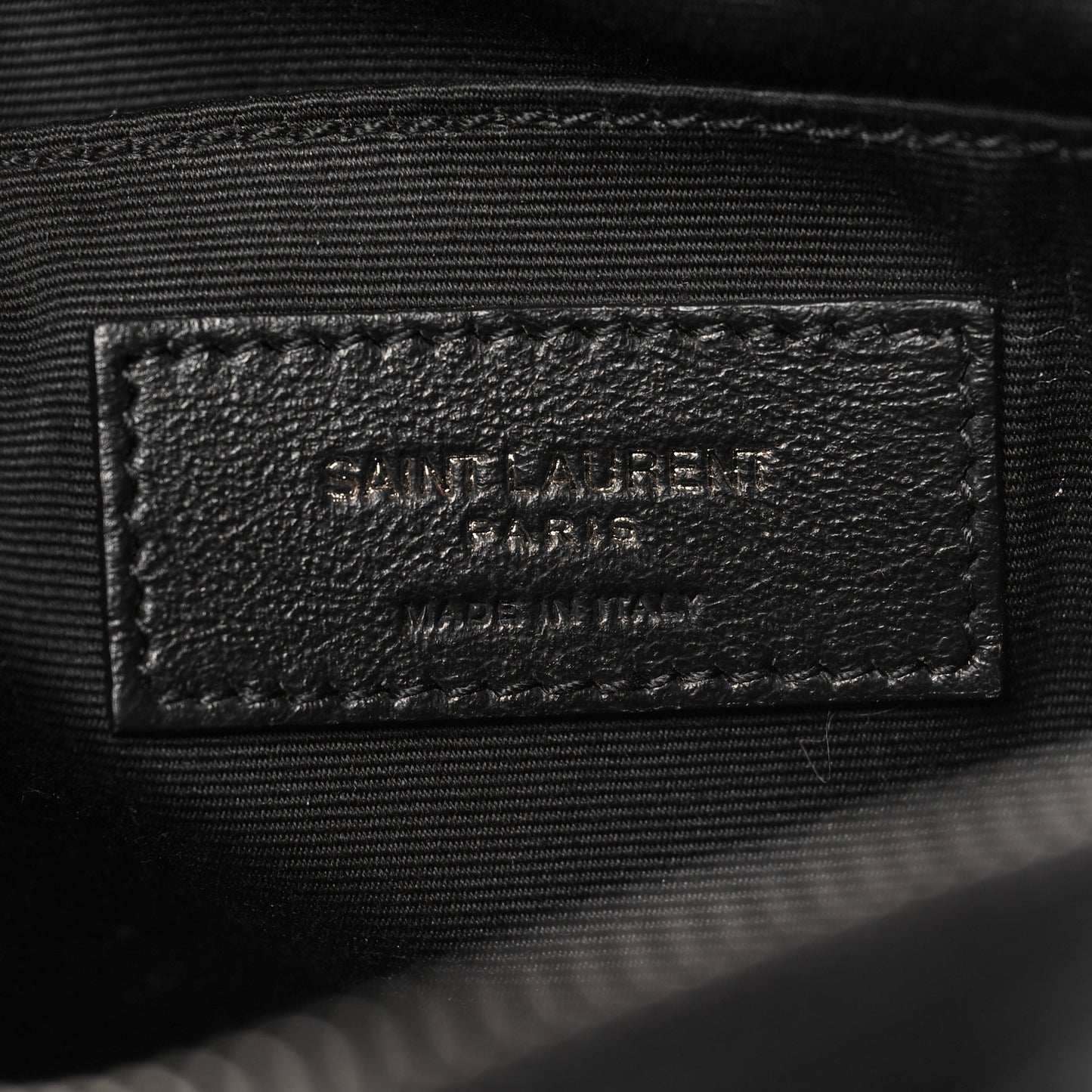 Calfskin Matelasse Monogram Lou Camera Bag Black