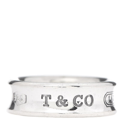 Tiffany Sterling Silver 1837 Band Ring 56 7.5 1 of 5