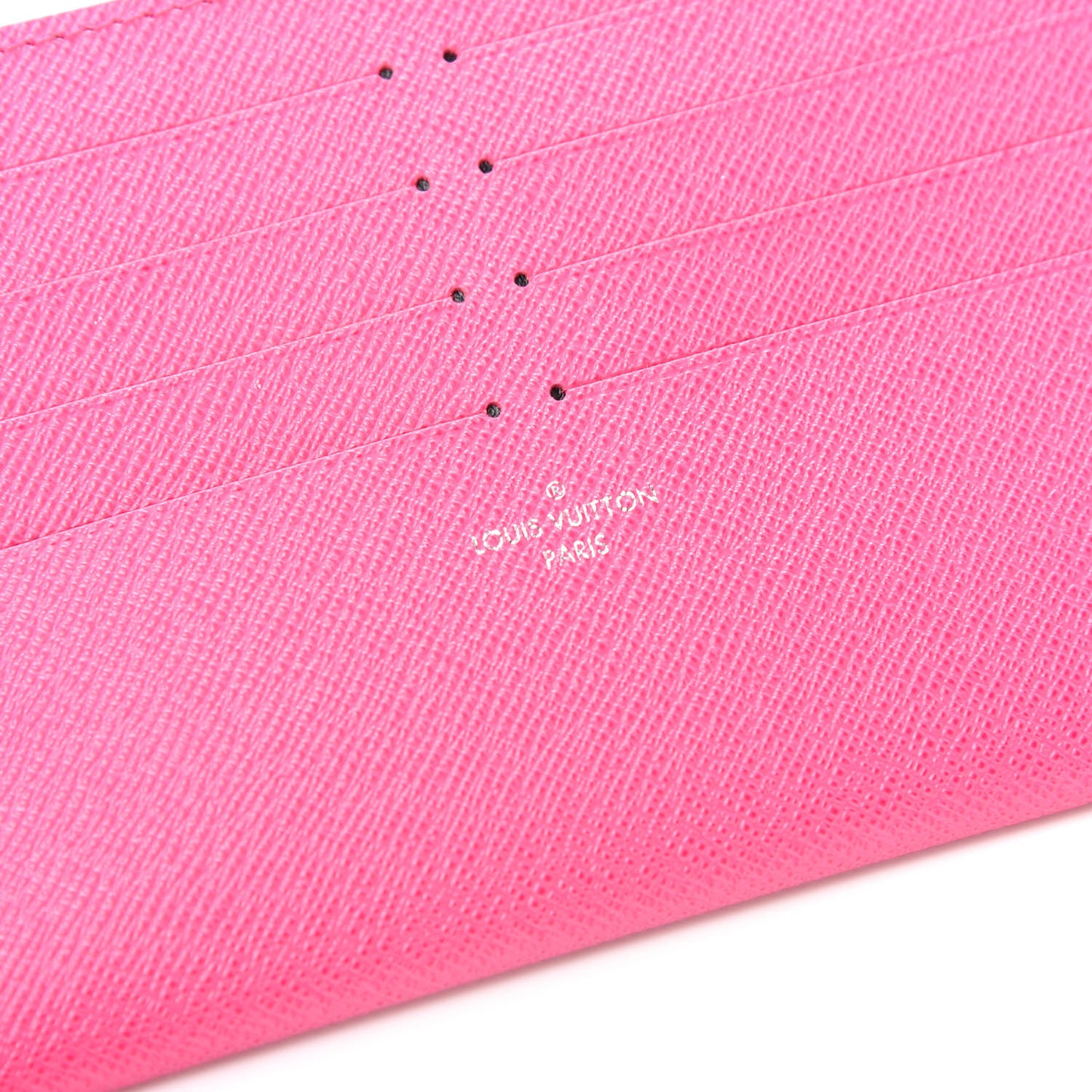 Calfskin Felicie Card Holder Insert Pink
