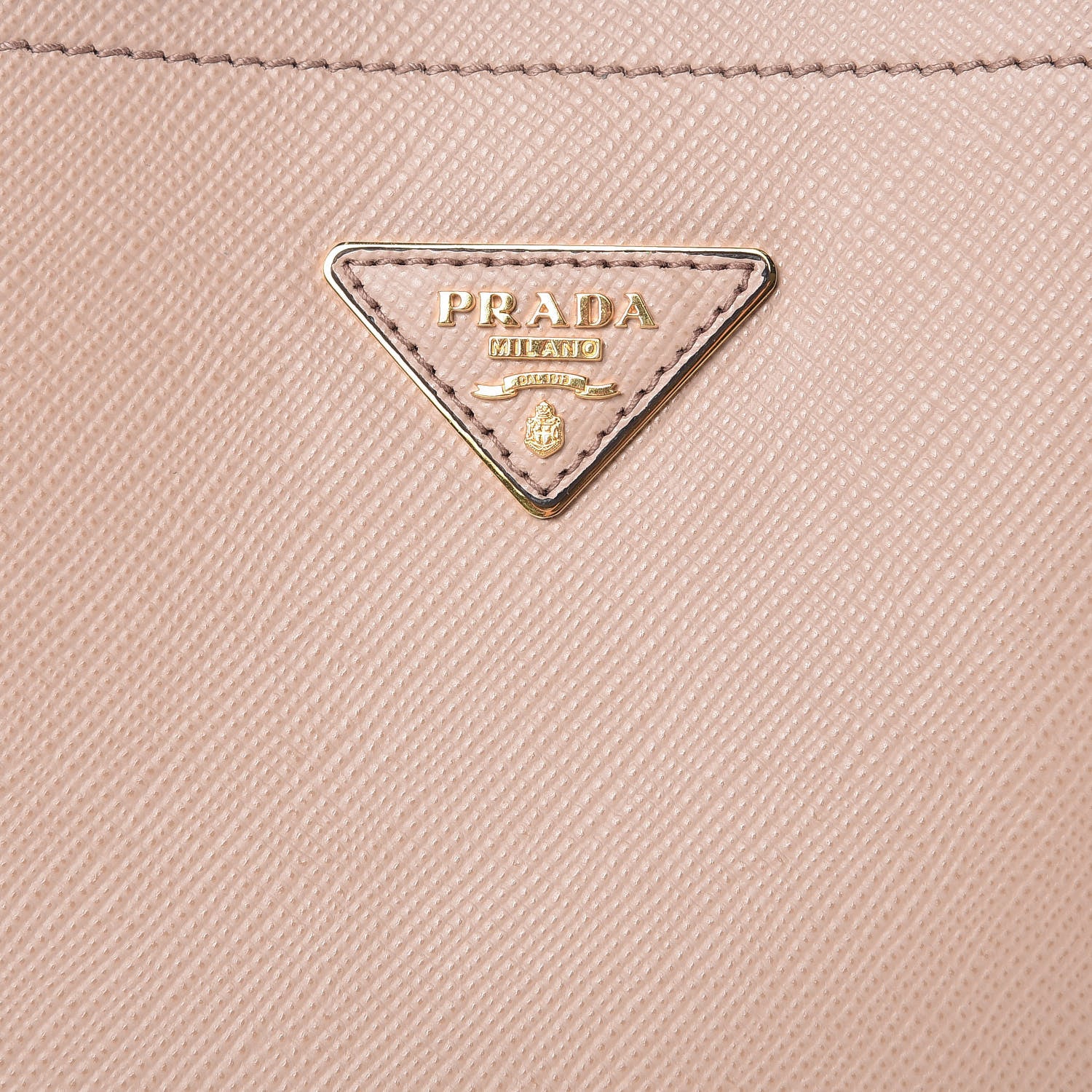 Prada Saffiano Cuir Medium Panier Bucket Bag Cipria Black 6 of 8