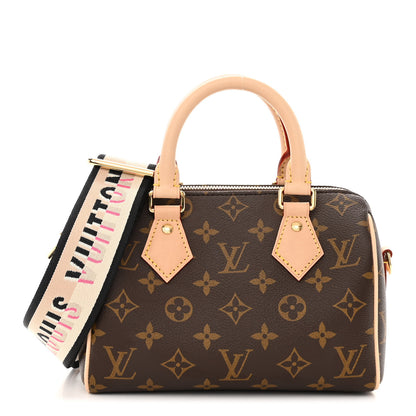 Louis Vuitton Monogram Speedy Bandouliere 20 Black 1 of 9