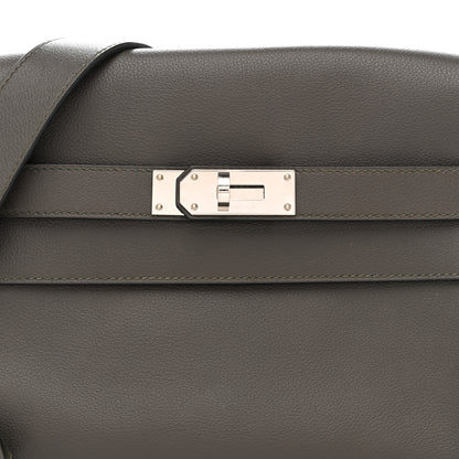 Hermes Evercolor Kelly Messenger PM Vert De Gris 8 of 15