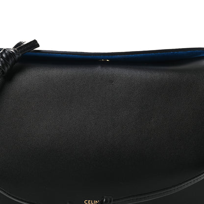 Celine Smooth Lambskin Trio Flap Crossbody Bag Black 8 of 11