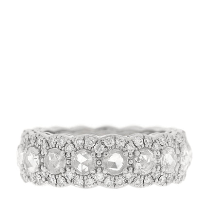 Tiffany Platinum Diamond Cobblestone Ring 48 4.5 3 of 4