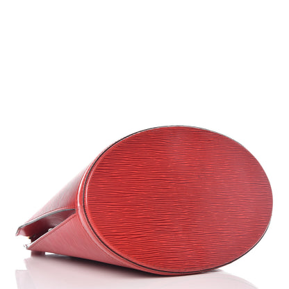 Louis Vuitton Epi Cluny Castillan Red 4 of 10