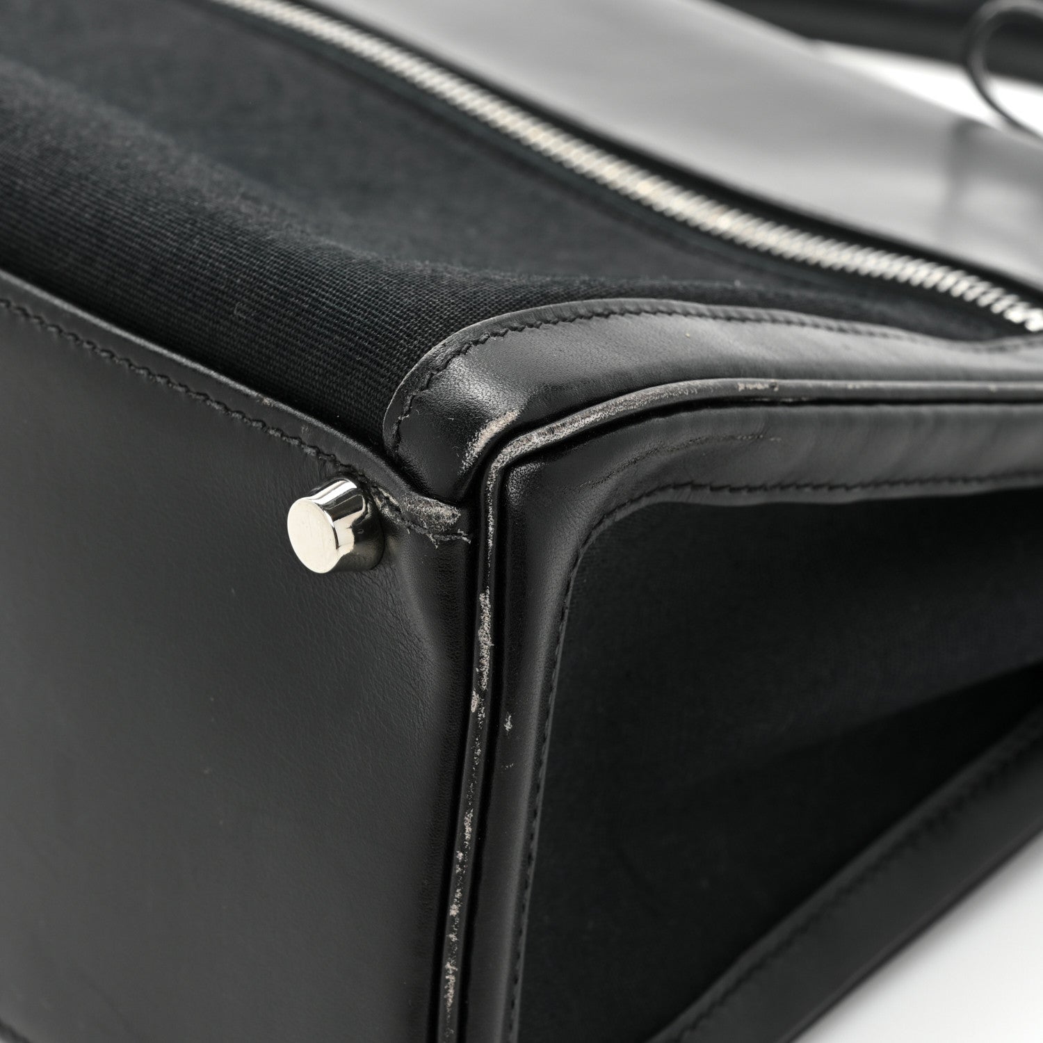 Hermes Box Toile Lakis Kelly 32 Black 20 of 24