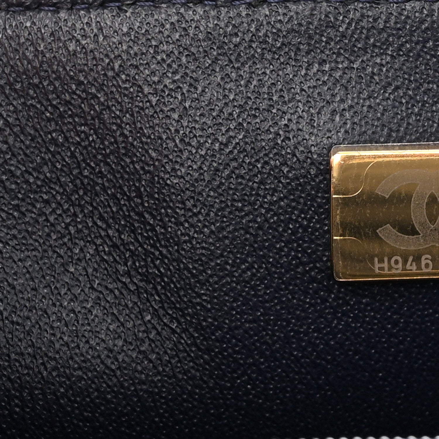 Chanel Lambskin Quilted Mini Rectangular Flap Dark Navy Blue 6 of 9