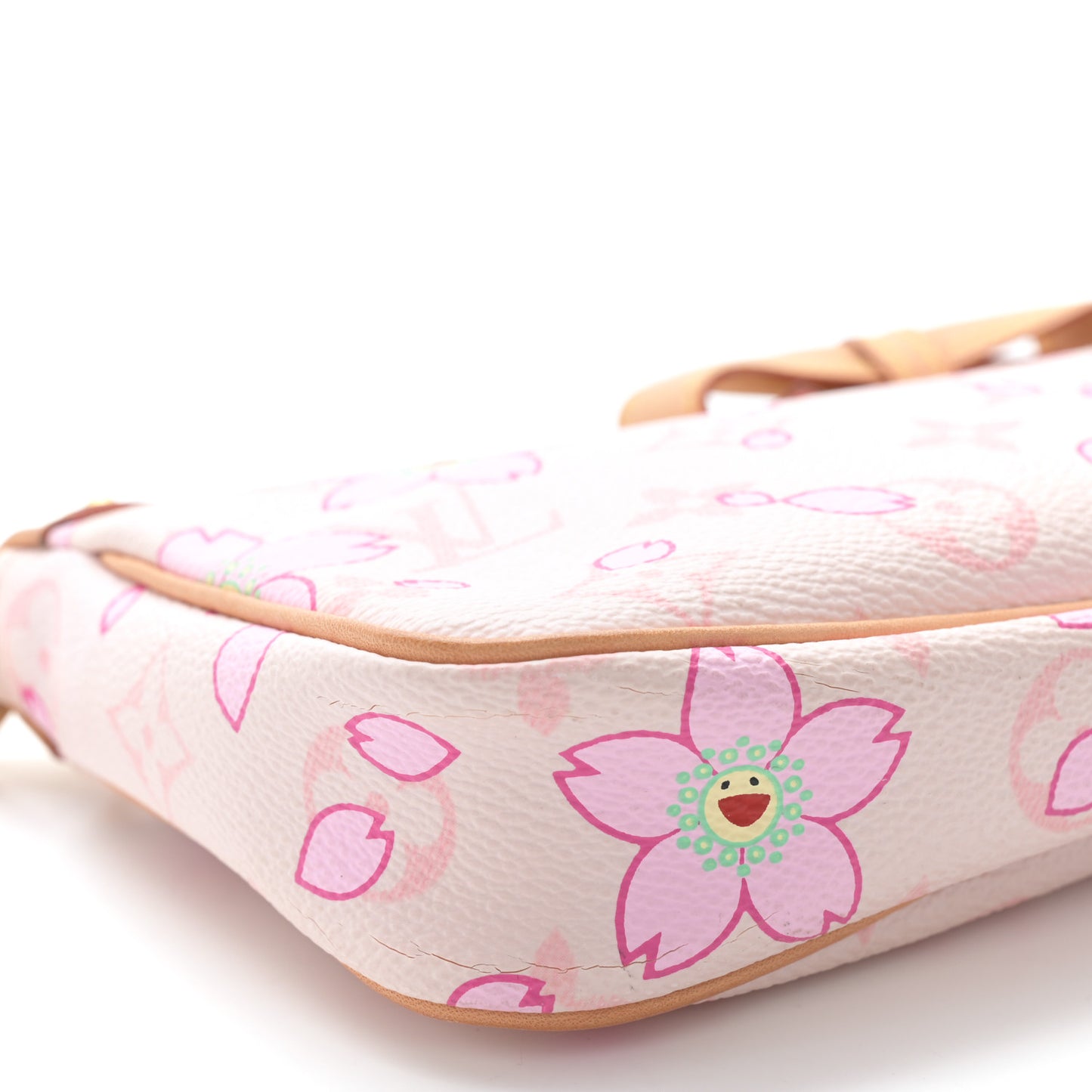 Monogram Cherry Blossom Pochette Accessories Pink