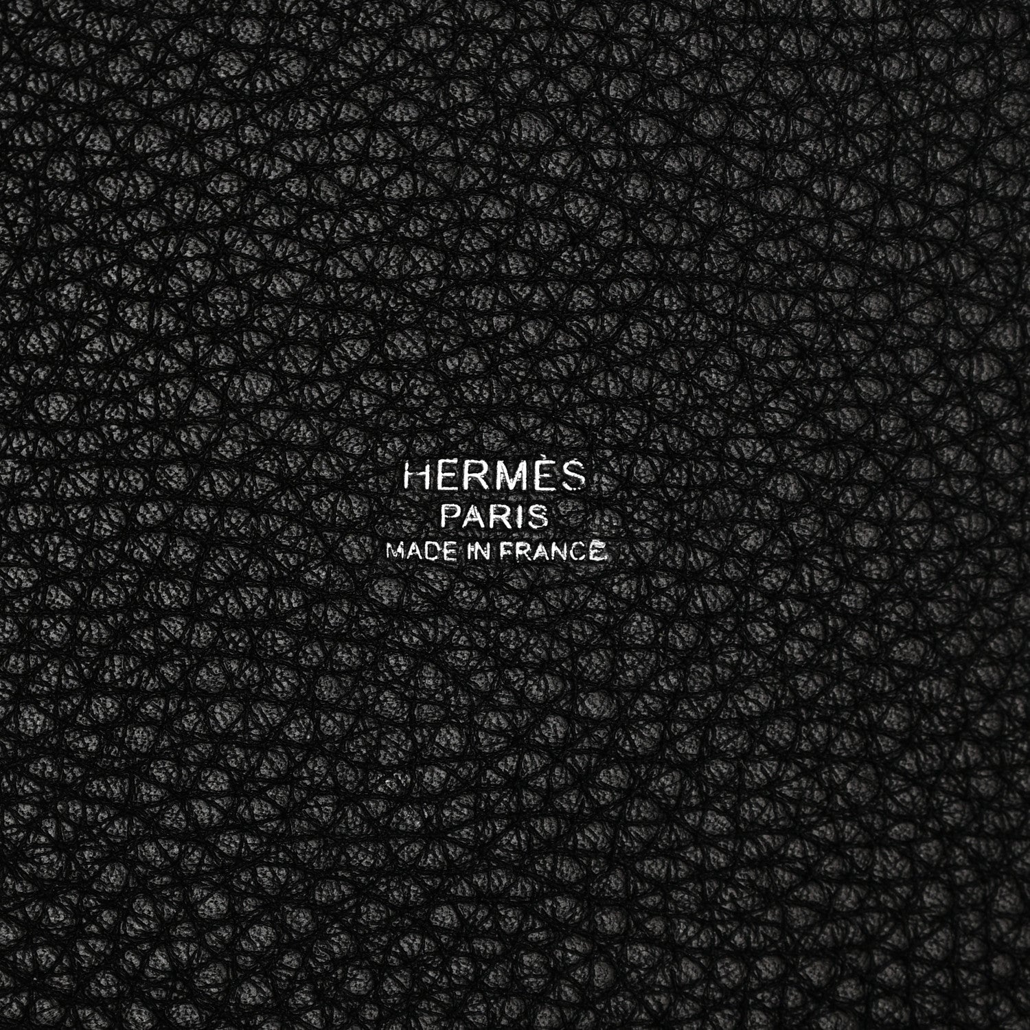 Hermes Taurillon Clemence Picotin Lock 22 MM Black Gold 6 of 10
