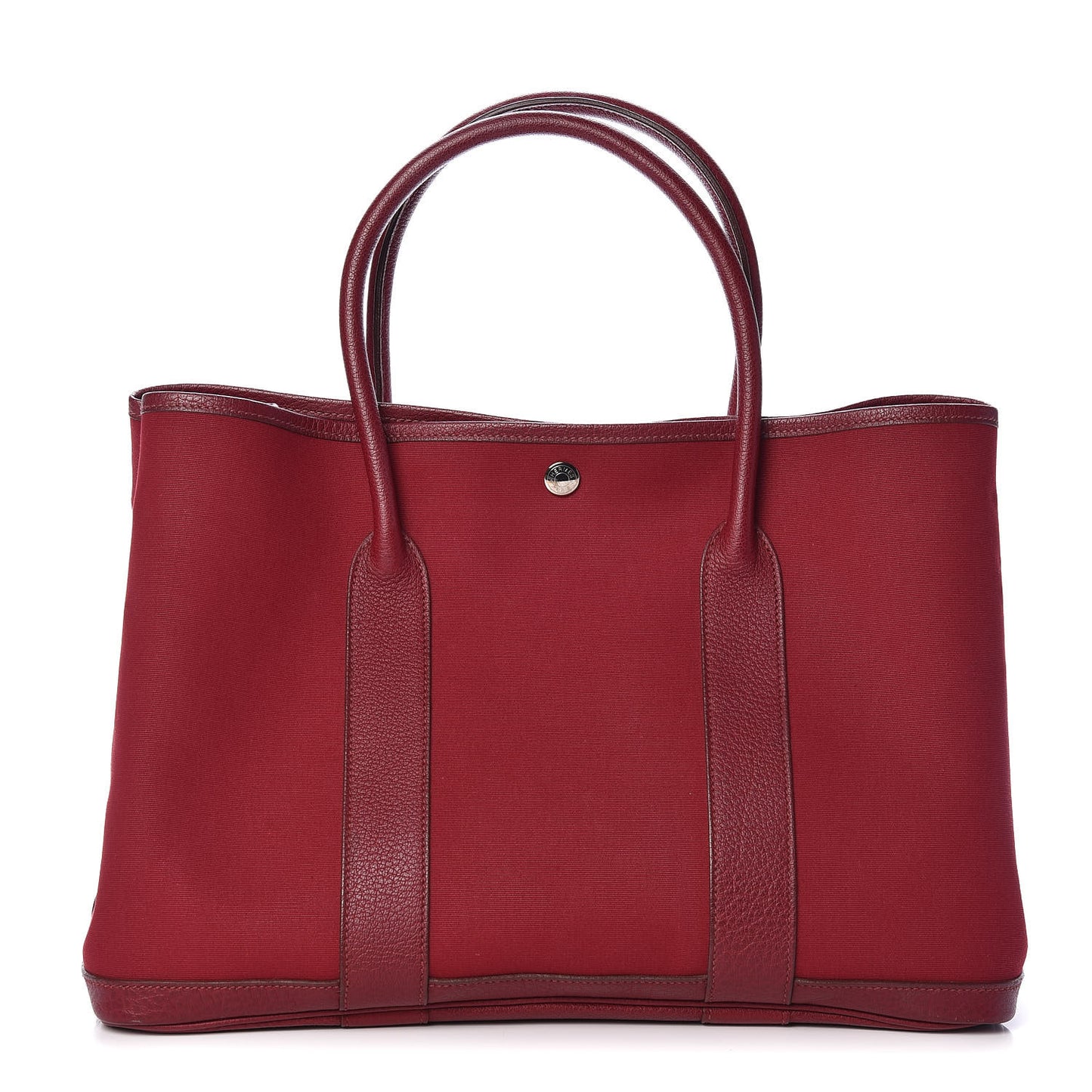 Buffle Sindhu Toile Garden Party 36 MM Tote Rouge Imperial