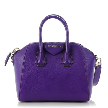 Givenchy Sugar Goatskin Mini Antigona Purple 1 of 7