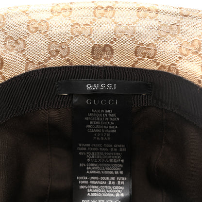 Gucci GG Monogram Web Bucket Hat XL Brown 8 of 9