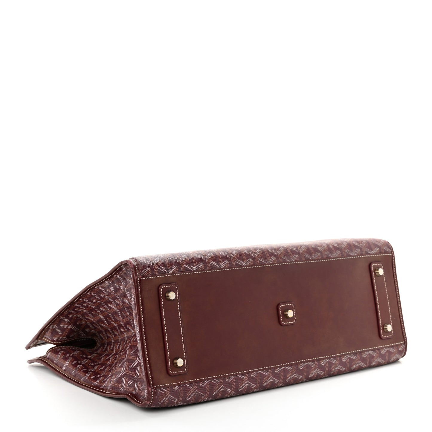 Goyardine Marquises Tote Burgundy