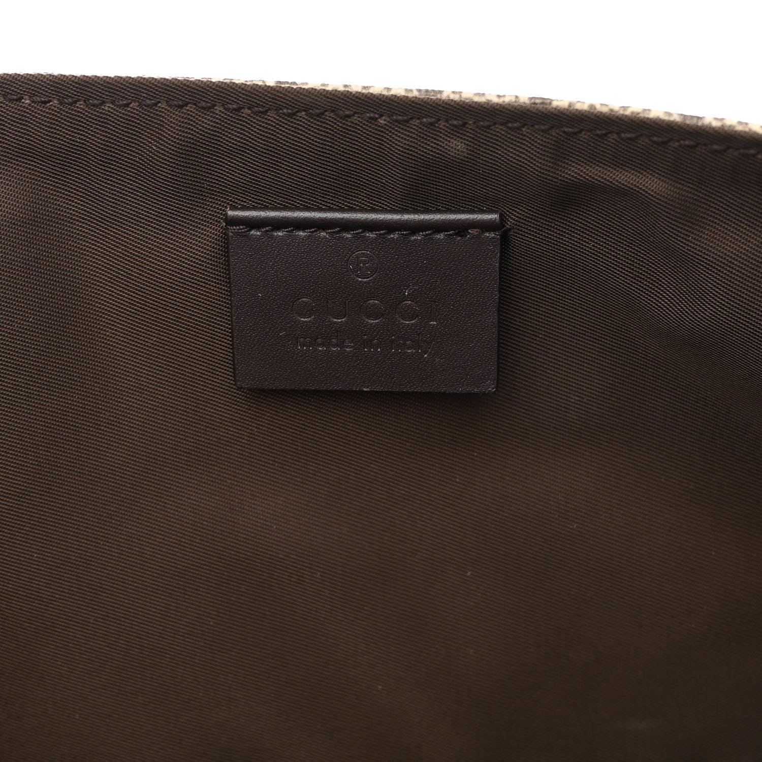 Gucci GG Plus Monogram Messenger Diaper Bag Dark Brown 6 of 12
