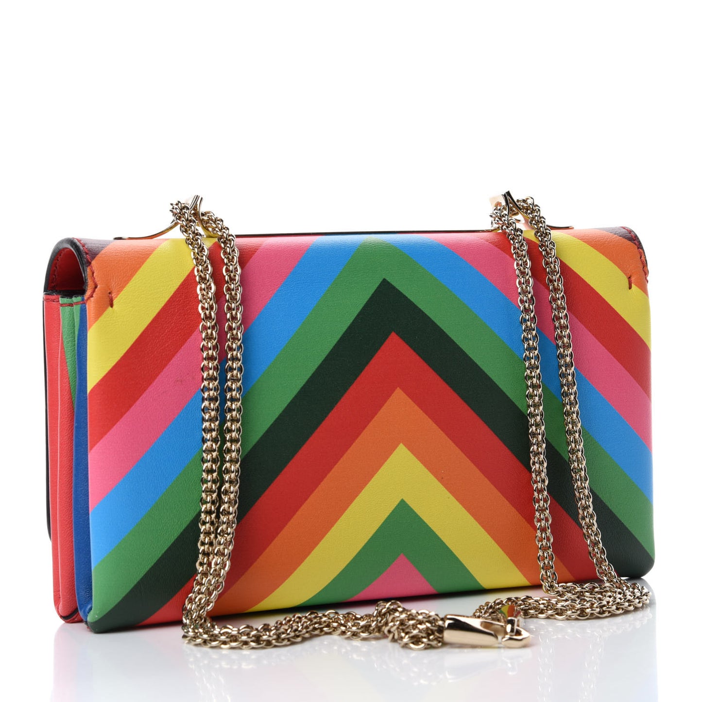 Vitello 1973 Va Va Voom Chain Shoulder Bag Multicolor