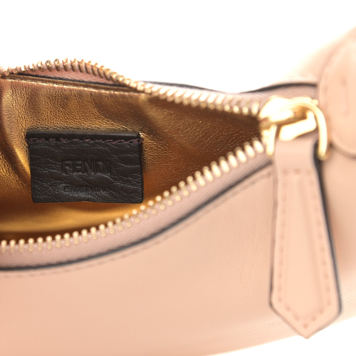 Fendi Vitello Grace Matte Nano Fendigraphy Hobo Charm Light Rose 6 of 10