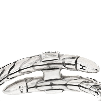John Hardy Sterling Silver Diamond Spear Ring 54 7 4 of 4