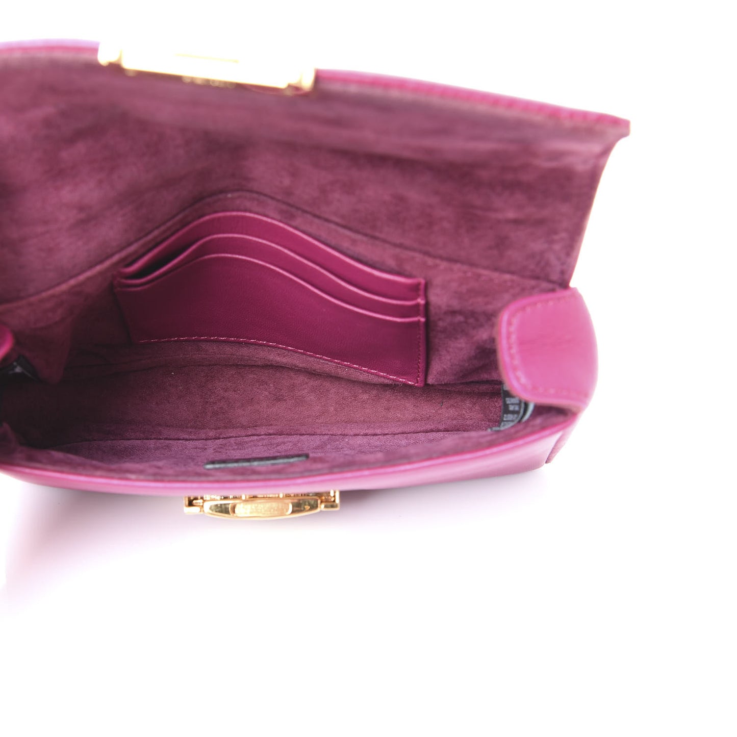 Shiny Nappa Mini Be Baguette Shoulder Bag Ciclamino