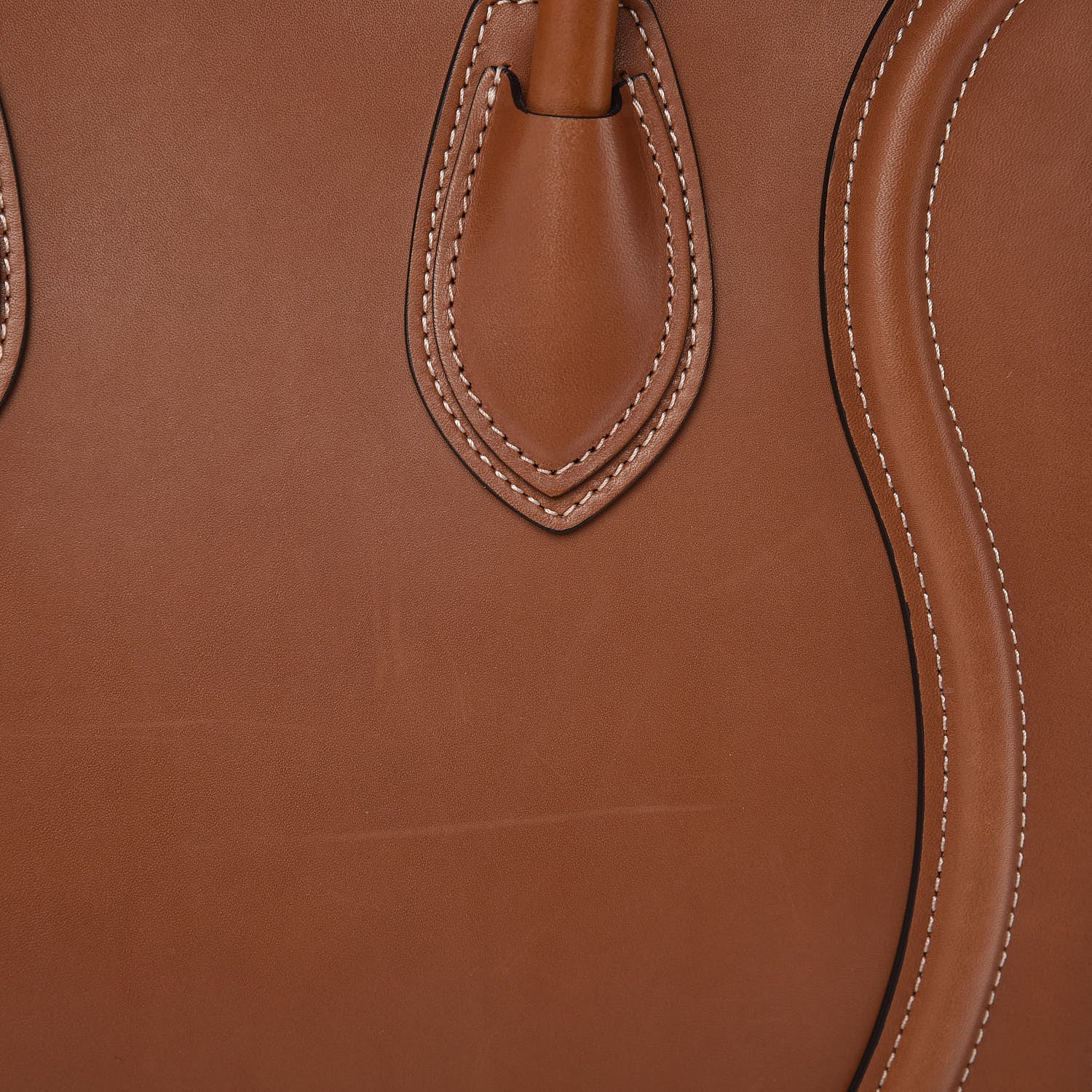 Celine Natural Calfskin Micro Luggage Tan 9 of 14