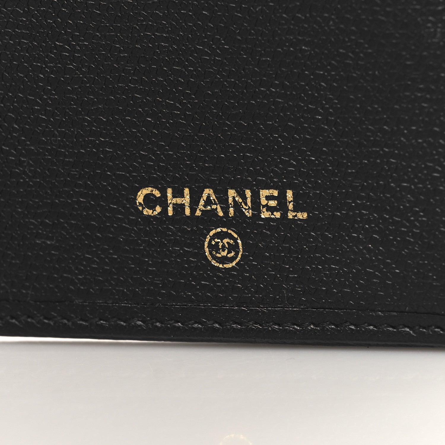 Chanel Grained Calfskin CC Button Long Wallet Black 8 of 12