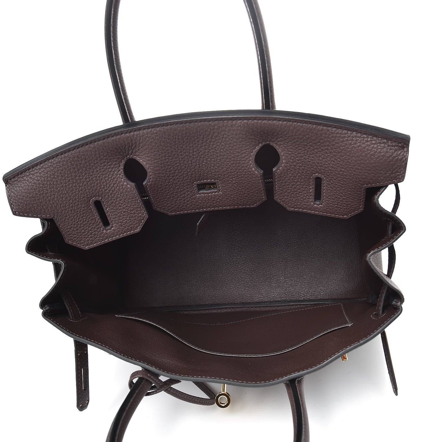 Hermes Togo Birkin 30 Chocolate 7 of 44