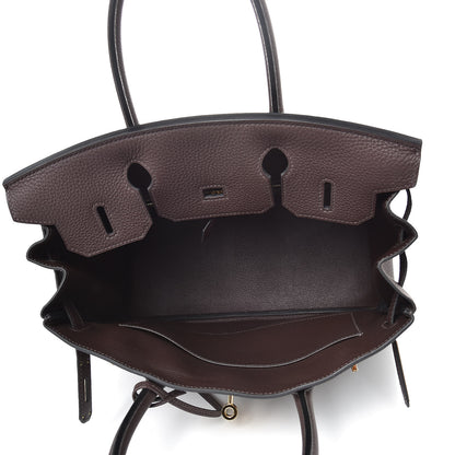 Hermes Togo Birkin 30 Chocolate 7 of 44