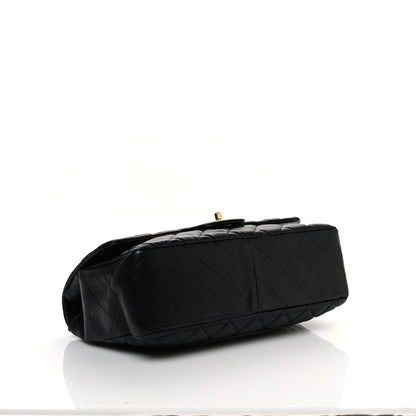 Chanel Lambskin Quilted Jumbo Single Flap Black 7 of 11