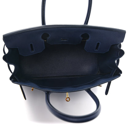 Hermes Togo Birkin 30 Bleu Nuit 5 of 12