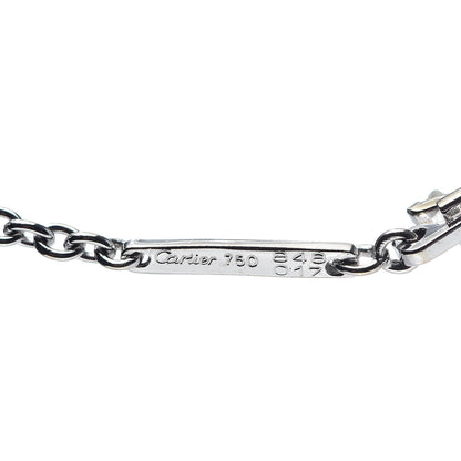 Cartier 18K White Gold Diamond .25ct 1895 Pendant Necklace 7 of 7