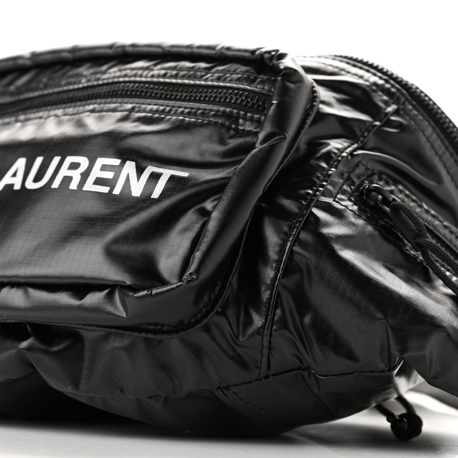 Saint Laurent Nylon Logo Ripstop Body Belt Bag Black 9 of 9