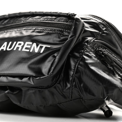 Saint Laurent Nylon Logo Ripstop Body Belt Bag Black 9 of 9
