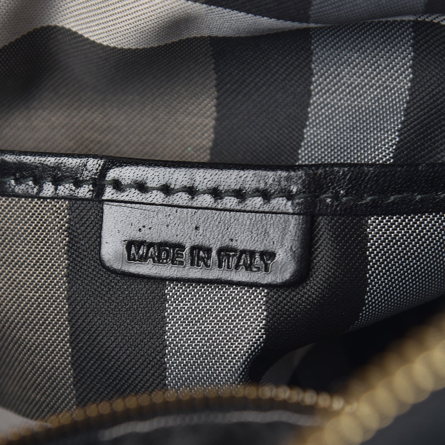 Burberry Calfskin Perforated Ellers Satchel Black 7 of 31