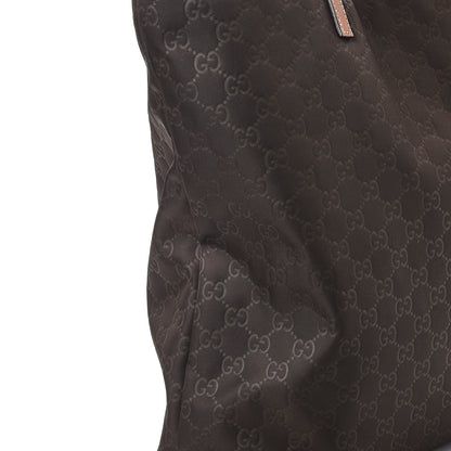 Gucci Nylon Monogram Large Tote Cocoa Brown 11 of 11