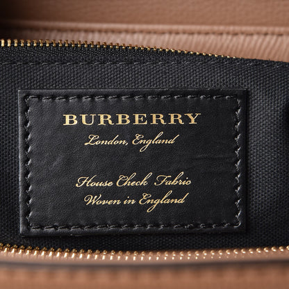 Burberry Derby Calfskin House Check Medium Camberley Dark Sand 6 of 7