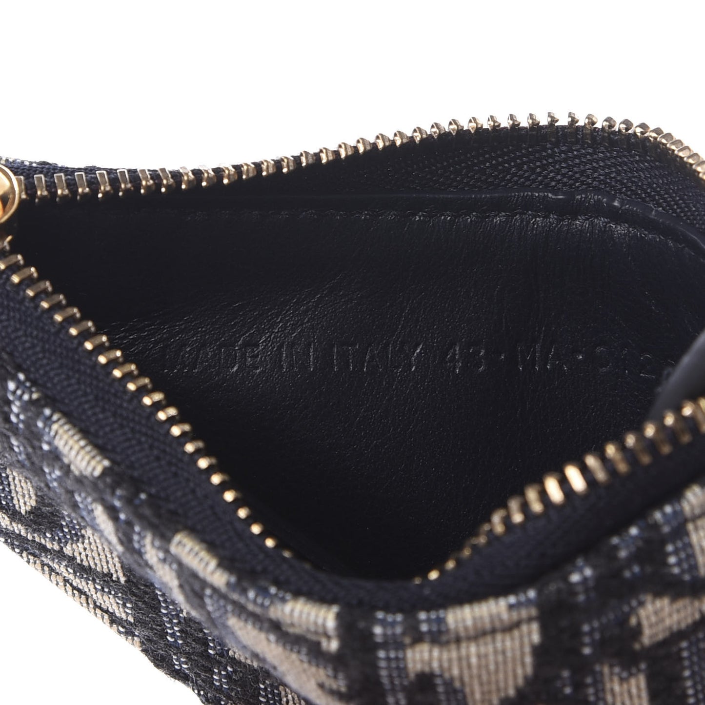 Oblique Saddle Coin Purse Blue