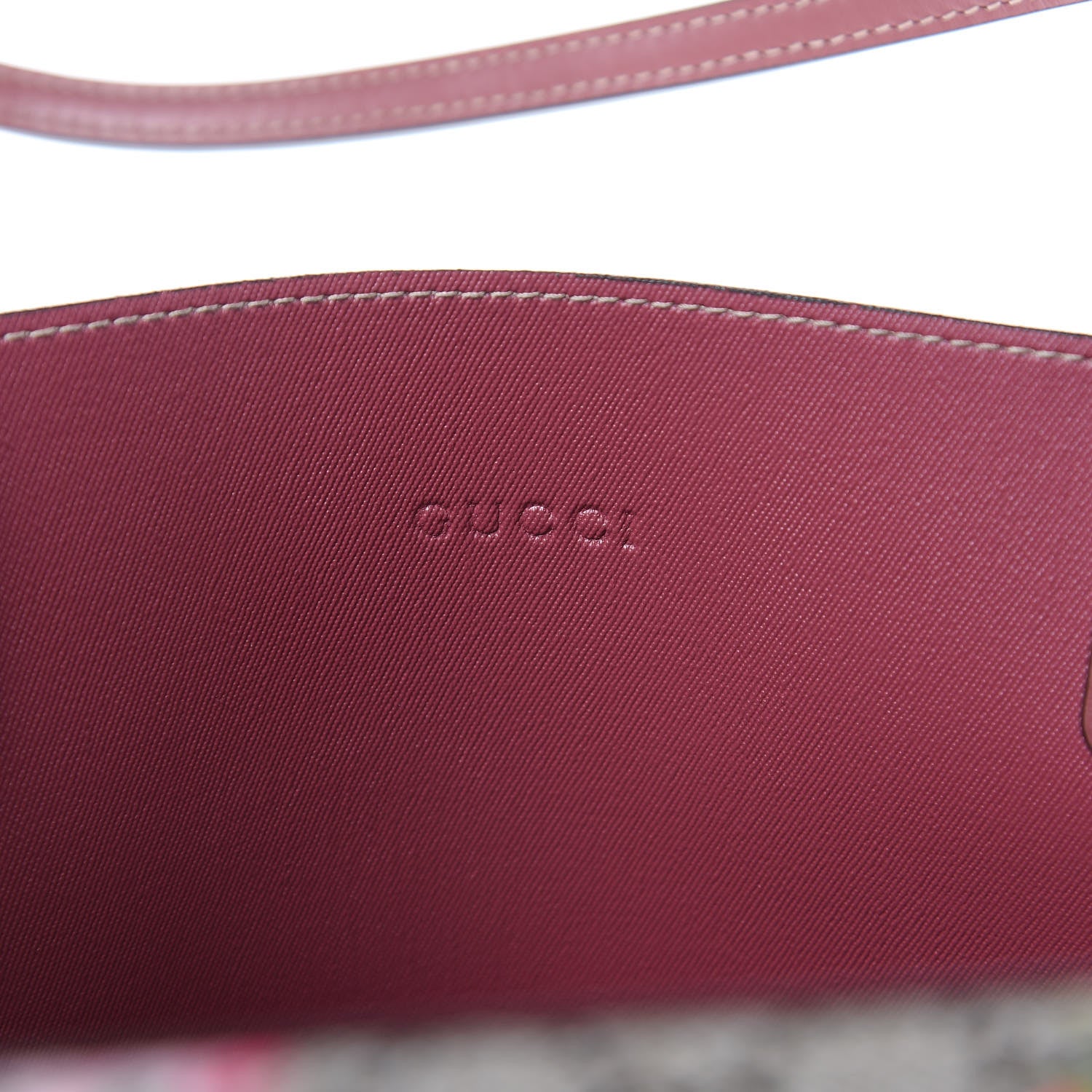 Gucci GG Supreme Monogram Blooms Medium Reversible Tote Beige Multicolor Dry Rose 8 of 12