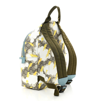 Gucci GG Supreme Monogram Lightning Childrens Backpack 3 of 10
