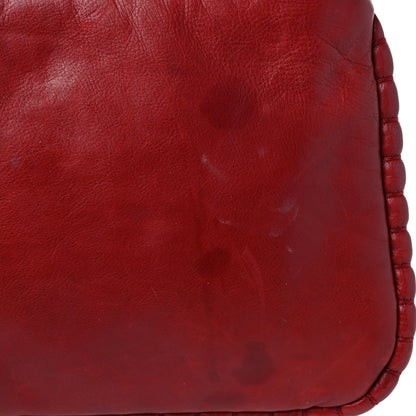Chanel Calfskin On The Bund Pochette Dark Red 12 of 13