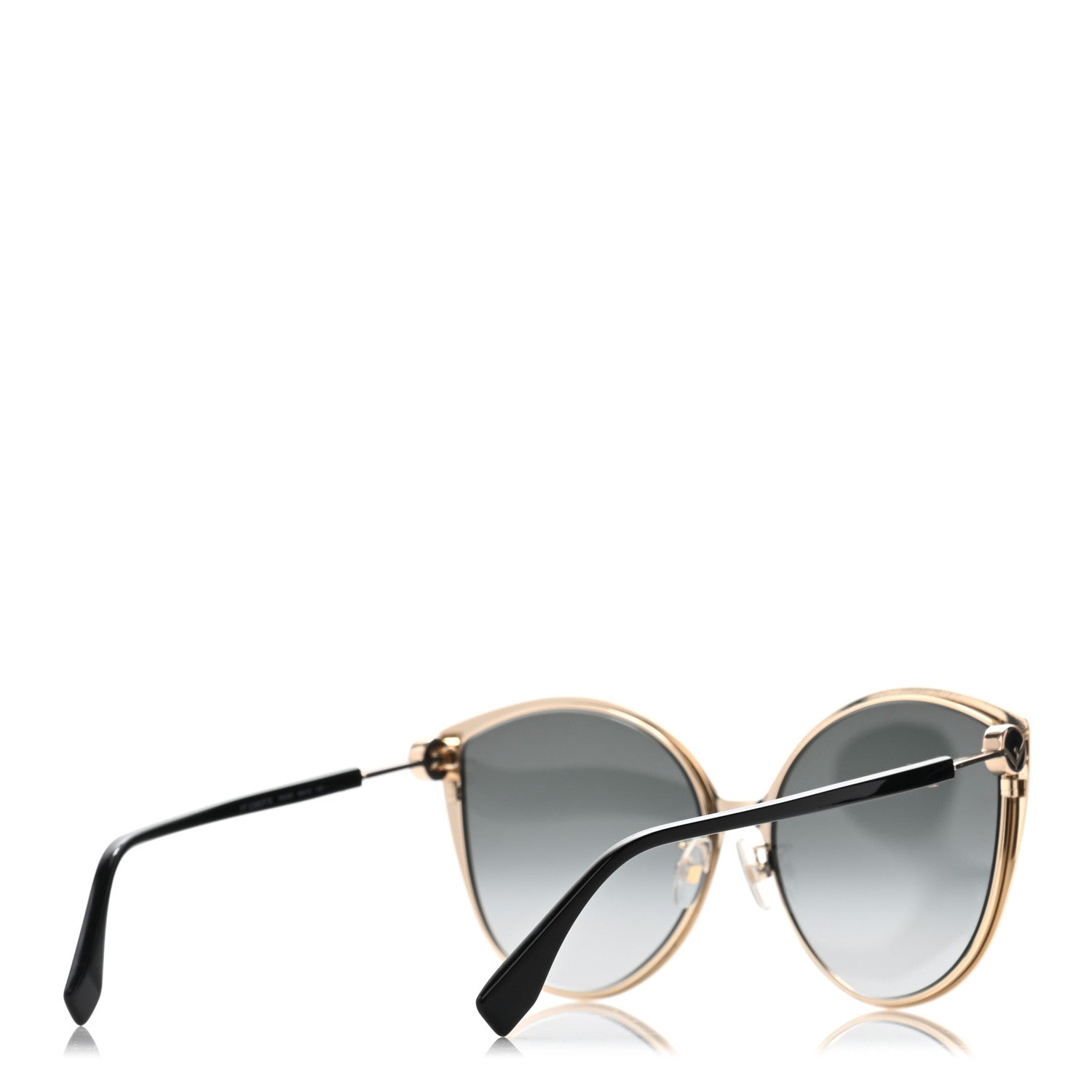 Fendi Cat Eye F is Fendi Sunglasses FF 0395/F/S Black 4 of 6