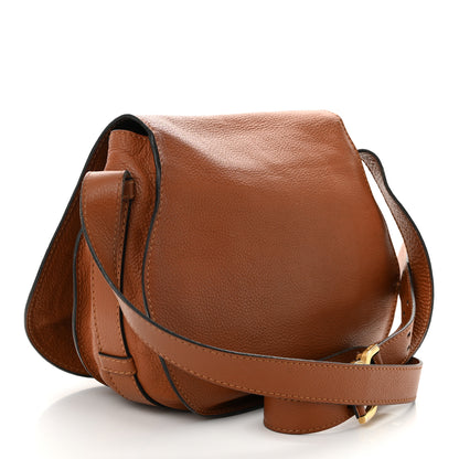 Chloe Calfskin Medium Marcie Round Crossbody Bag Tan 3 of 11