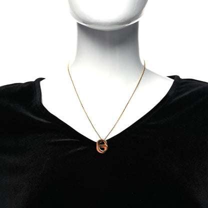 Hermes Swift O'Maillon Pendant Necklace Gold 2 of 6