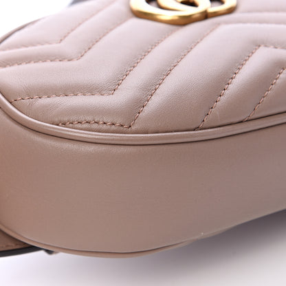 Gucci Calfskin Matelasse GG Marmont Belt Bag 85 34 Porcelain Rose 8 of 12