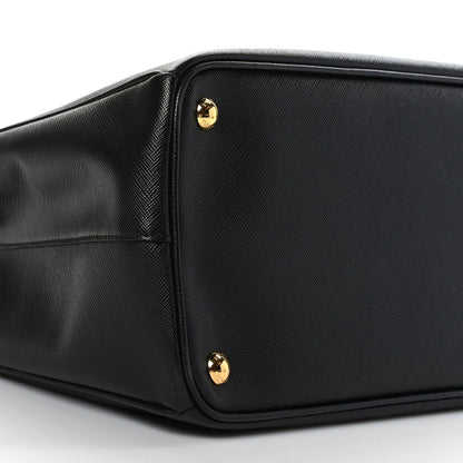 Prada Saffiano Medium Galleria Double Zip Tote Black 7 of 8